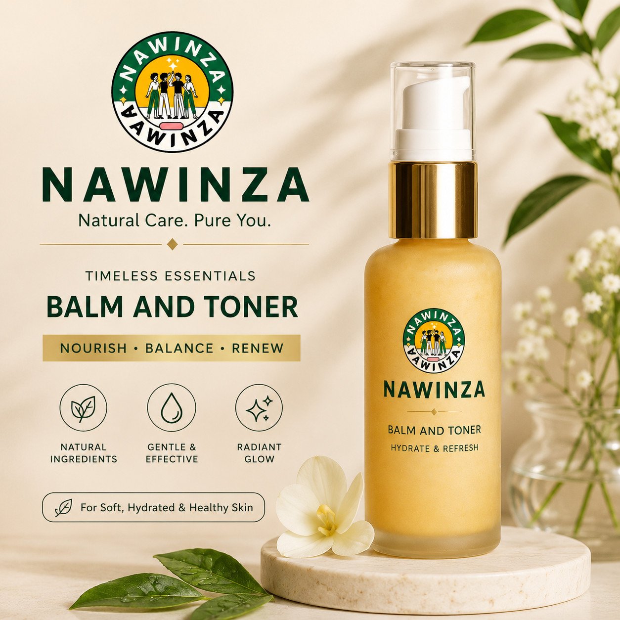 balm and toner nawinza