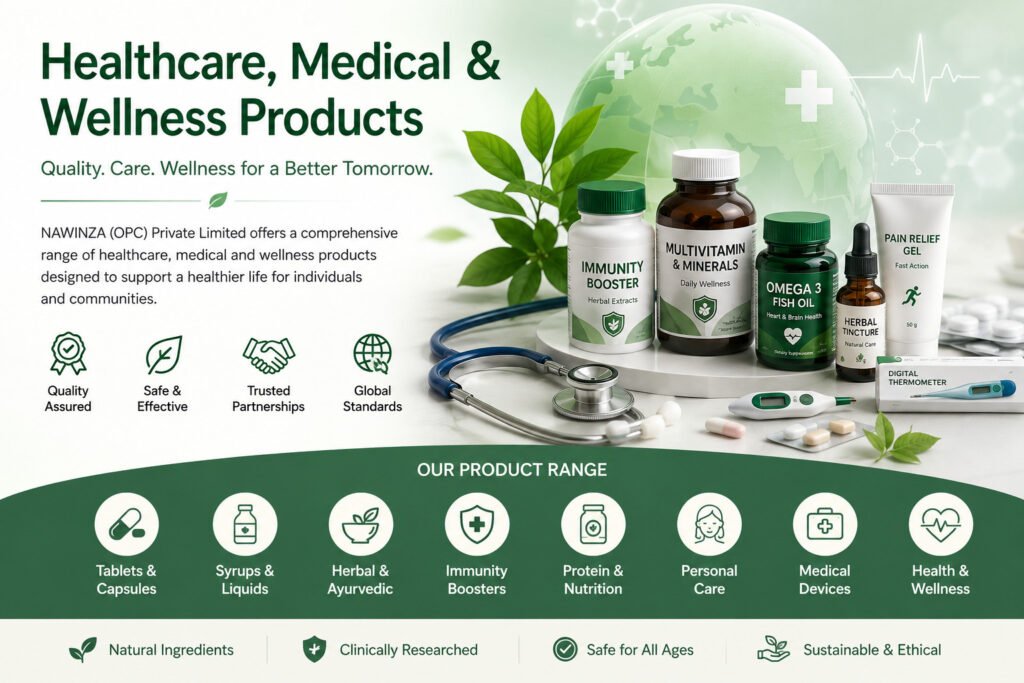 healthcare, medical & wellness products