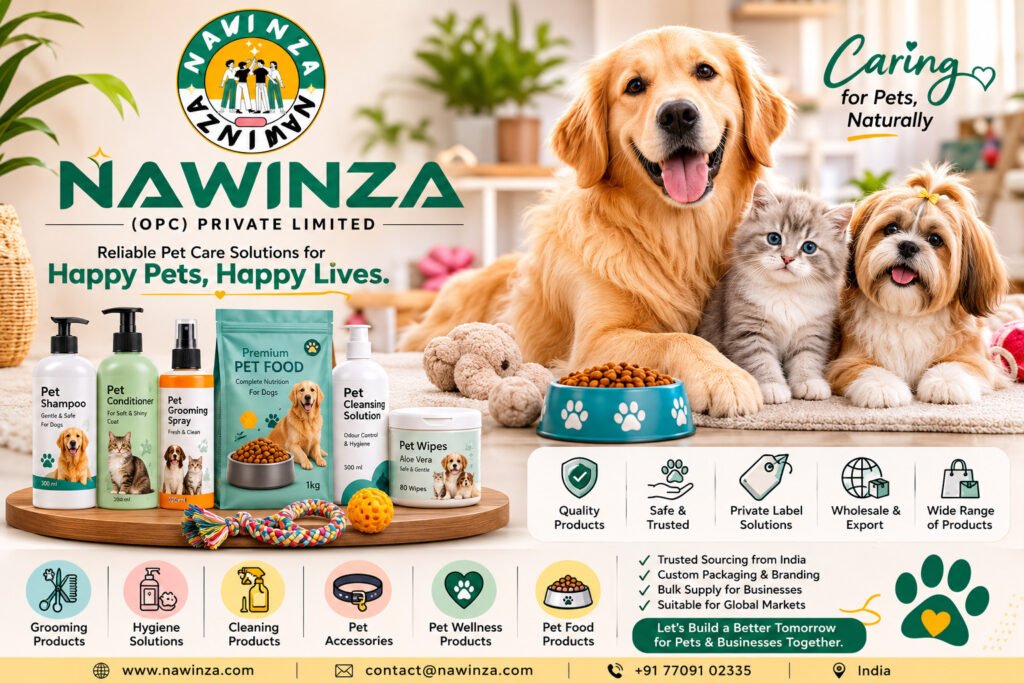 professional pet care solutions for brands, distributors, retailers & export buyers